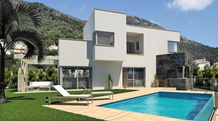 Costa Blanca - Moderne Vrijstaande Villa met Zwembad en Garage.