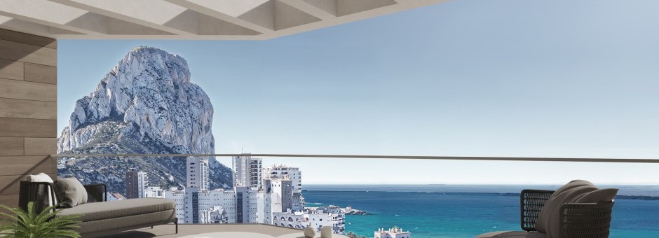 Appartementen in Calpe op 200 meter van de zee.